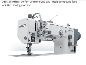 Machines à coudre industrielles numériques à entraînement direct et pied entraîneur TW1-899L14D2T5 en gros - Product Image 2