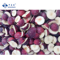 Sinocharm Chinese Rode Zoetzure Fruit Iqf Pruim Helften Bevroren Half Gesneden Pruimen Te Koop Met Verschillende Variëteit