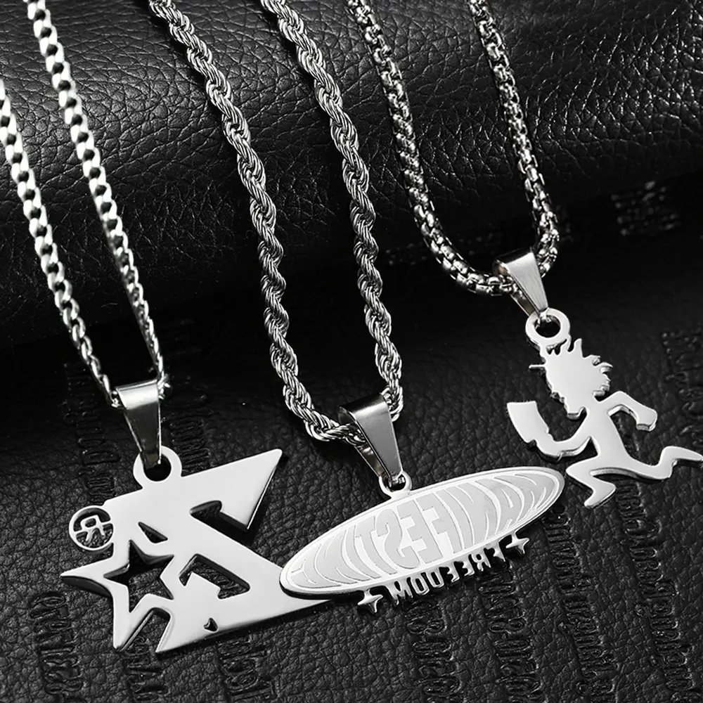 Groothandel Rvs Sieraden Holle Zilveren 2d 3d Letter Naam Hangers Gepersonaliseerde Ketting Voor Vrouwen Mannen Ketting Custom