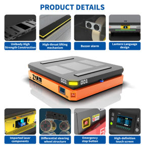 עגלת העברה חשמלית תעשייתית 5T להובלת ציוד סדנה - Product Image 3