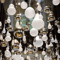 Lustre en verre de luxe ANNO pour les intérieurs de maison de style palais