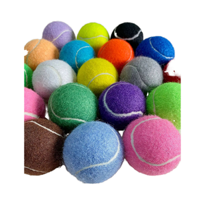 Balles de tennis en caoutchouc personnalisées avec logo pour chien, jouets interactifs pour animaux de compagnie, pour l'entraînement et les mouvements - Product Image 2