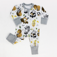 Ensemble grenouillère pour bébé en coton biologique vêtements de nuit pour bébé nouveau-né ensemble cadeau vêtements de nuit pour bébé coffret cadeau ensemble tenue pour nouveau-né