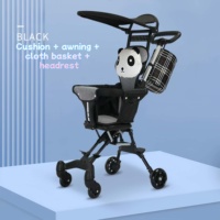 Poussette de bébé multifonction simple en gros facile à plier et à transporter avec des fonctionnalités réglables pour les enfants