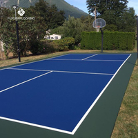 Alfombrilla de suelo de cancha deportiva de PVC personalizable de color modular antideslizante ecológica de alta calidad para múltiples deportes