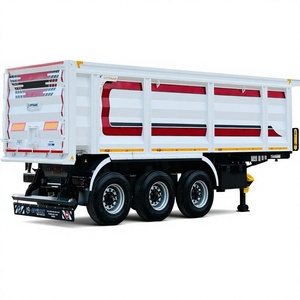 Fabricante de Semirremolques de Volteo Tipo Acordeón de Alta Resistencia para Transporte en Minería y Construcción, Hecho en Turquía - Product Image 1