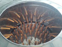 Machine à cueillir les poulets de 80cm de diamètre/machine à cueillir les cailles de canard canard et d'oie/machine à enlever la volaille commerciale HJ-80A
