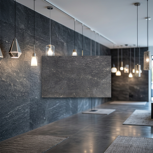 Exclusive Natural Marble Stone <b>Veneer</b> Ice Black <b>Sheet</b> Flexible Shone Wall Panel Floor Tile Safe Use Villa Home - Product Image 4