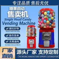 Distributeur automatique de capsules à monnayeur ZENJET pour la vente de jouets en magasins de détail pour enfants, capacité de 350 pièces, corps en acrylique