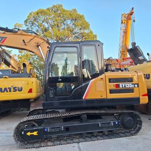 Excavatrice hydraulique d'occasion Sany 135, excavatrice de 13 tonnes d'occasion, excavatrice Sany SY135C de 13 tonnes, mini-excavatrice sur chenilles d'occasion - Product Image 5