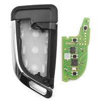 Clé de voiture télécommandée Xhorse Flip XKKF20EN de remplacement automatique 433Mhz 315Mhz pour véhicule