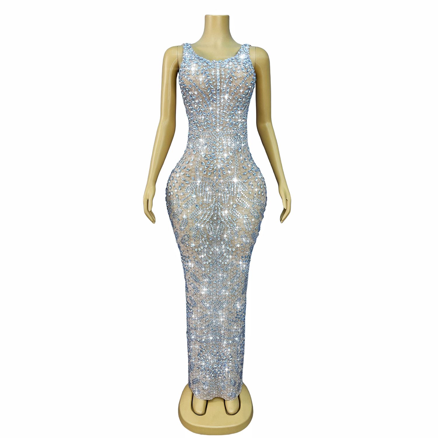 sachin and babi light blue dress Satin Evening Dress With Ruffled Shoulders 5805-05 Emerald Green 5805-05