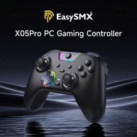 EasySMX X05Pro Pengontrol Game Nirkabel Multiplatform dengan Tombol Senyap, Joystick Hall Effect Tanpa Drift, Gamepad untuk PC, SW, PH