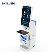 Kiosco de autoservicio para préstamo de libros en bibliotecas, pantalla táctil HD, tecnología RFID, Windows 10 para una operación intuitiva, libro rápido
