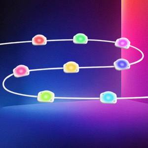 Lumière LED à points Rgbw Dc48V pour l'extérieur, IP67, mur extérieur de la <span class=keywords><strong>maison</strong></span>, lumière permanente de Noël pour les gouttières - Product Image 5