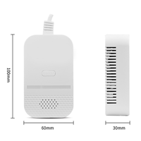 Nouveau design, détecteur de gaz naturel domestique mural 220V en gros, alarmes de détecteur de gaz naturel, cuisine, cuisson, GPL