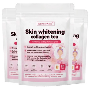 OEM ODM Health Care Herbal Skin Care Anti Aging Collagen Tea Whitening Hydrating From the Inside Out Skin Whitening Collagen Tea - Product Image 1
