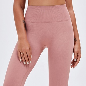 A Vita alta Workout Leggings Custom Butt Lifter Blu Leggings Yoga Scrunch Bottino di Active Wear Stretto Ghette di Yoga - Product Image 5