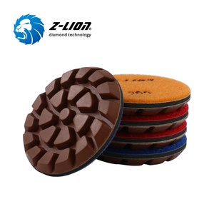 Taş beton için ZL-16KH <span class=keywords><strong>3</strong></span> inç cırt cırt geçiş lehçe disk elmas bakır zemin parlatma pedleri - Product Image 4