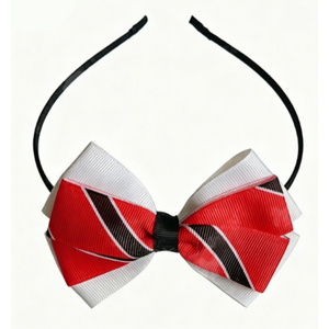 Serre-tête Trini 2026 pour le Gala International de Football, avec drapeau national et nœud en ruban imprimé, accessoire de coiffure pour l'encouragement - Product Image 1