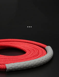 Corde à sauter lestée épaissie 9 mm avec poignée en métal pour l'entraînement de force - Product Image 4