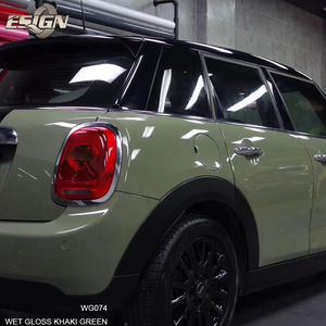 ฟิล์มไวนิลหุ้มรถยนต์สีเขียวคริสตัลกลอส คาคิ กรีน แบบม้วนเต็มแผ่น ป้องกันรังสียูวี สำหรับปกป้องตัวถังรถยนต์ ติดตั้งง่ายด้วยกาวในตัว - Product Image 4