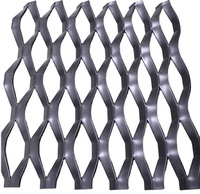 Maille métallique expansée en aluminium thermolaqué pour panneaux muraux décoratifs