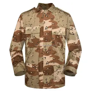 CXXGZ户外和战术制服用高品质透气防撕裂沙漠迷彩制服衬衫和裤子
