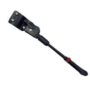 Béquille de vélo Changcang 40-45 cm réglable en métal pour VTT et vélo de route, noire - Product Image 2