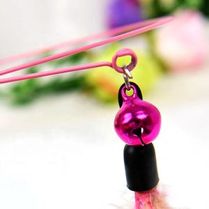 Colore Training Beads Bell Feathers Sticks Cat Wand <span class=keywords><strong>Teaser</strong></span> <span class=keywords><strong>Toys</strong></span> giocattolo interattivo per gatti - Product Image 5
