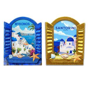 Magnete per Frigorifero Personalizzato in Resina 3D con Design di Architettura Antica Greca, Souvenir di Tessaloniki - Product Image 2