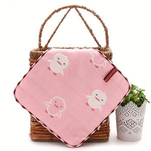 Toalla Pequeña de Algodón Puro de Seis Capas, Colorida, Cuadrada, Absorbente, Pañuelo para Niños, Toallita Facial para Bebés - Product Image 6