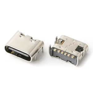 usb c female connector usb type-C usb type c plug pcb 6pin c-type usb c-type connector phone dip usb type c smd connector