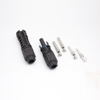 Câble adaptateur de connecteur CC pour panneau solaire étanche IP67 avec contacts mâle/femelle 30A en nickel/cuivre nickelé