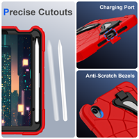 Étui robuste et résistant pour iPad Mini 6 7 8.3 2021 2024 avec béquille, bandoulière, porte-stylo, design de dessin animé pour enfants OEMODM