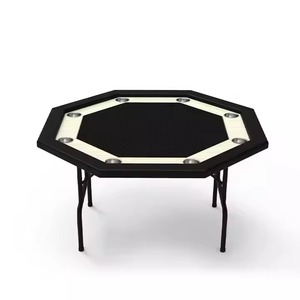Table de poker multi-jeux de qualité professionnelle, avec pieds pliants en acier inoxydable portables de haute qualité, logo personnalisé, jeu de hasard - Product Image 1