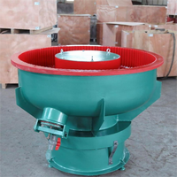 Machine de finition vibratoire en céramique industrielle de 150 L pour le dégauchissage et le dégraissage des pièces métalliques