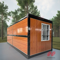Maison conteneur pliable de qualité supérieure, moderne, imperméable, anti-corrosion, durable, avec structure en acier galvanisé, pour bureau ou bâtiment