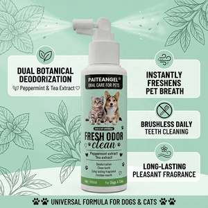 Spray <span class=keywords><strong>para</strong></span> el Cuidado Bucal de Mascotas, Refrescante del Aliento <span class=keywords><strong>para</strong></span> Perros, Limpieza Dental <span class=keywords><strong>para</strong></span> <span class=keywords><strong>Gatos</strong></span>, Desodorización, Certificado GMP, OEM, ODM - Product Image 1