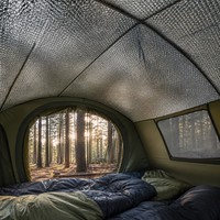 Isolation Réfléchissante Moderne en Feuille d'Aluminium à Bulles avec 95% de Réflexion Écologique R4.0 pour Toit de Tente de Camping