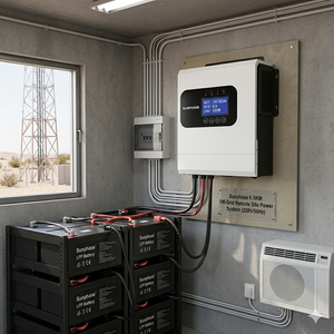 ระบบไฮบริดพลังงานแสงอาทิตย์แบบรวม 3.6KW 24V อัตราการแปลงพลังงานสูง สำหรับอุปกรณ์พลังงานพลเรือน SI200-24-3.6 3.6KW Solar SI200-24-3.6 - Product Image 1
