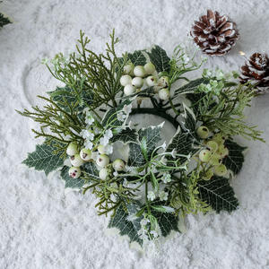 Gran oferta, nuevos <span class=keywords><strong>productos</strong></span>, decoraciones navideñas, candelabros de frutas rojas, velas perfumadas, coronas, adornos de decoración navideña - Product Image 5