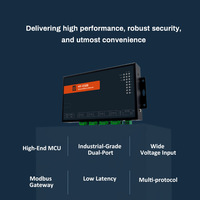 HUAIOT E508 Gateway MQTT de 8 Canales, Conversor de Dispositivos RS485 Serial a TCP/IP Ethernet