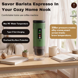 Proveedor Verificado, Cafetera de Cápsulas 3 en 1 con Extracción de Calor, Cafetera Espresso Portátil para Viajes, Campamentos y Oficina - Product Image 4