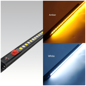 Lampe de camping à LED bicolore DC10-16V avec bouton d'interrupteur intégré Lumière <span class=keywords><strong>rigide</strong></span> IP65 pour camping-car, caravane, tente et auvent. - Product Image 6