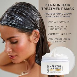 Crema Reparadora para Cabello Seco y Dañado, Hidratante, Suavizante, Acondicionador Profundo, Mascarilla de Tratamiento Capilar con Keratina - Product Image 4