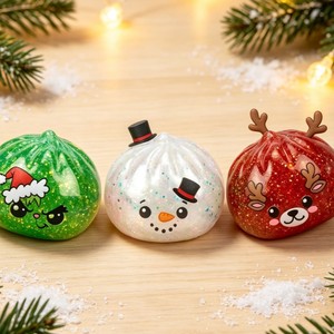Juguete suave de reno navideño brillante, juguete de peluche para la punta de los dedos, juguete sensorial antiestrés - Product Image 2