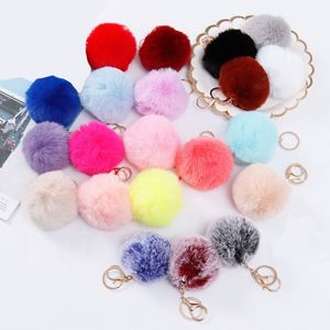 Plush <b>Key</b> <b>Chains</b> Pompom Ball Pendant Cute Hairball Keyring Jewelry <b>Key</b> <b>Chain</b> Ornament Clothing Luggage Decor Accessories - Product Image 3