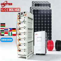 Sistema de Baterías de Litio de Alto Voltaje 51.2v 280Ah 60kwh 100kwh 80kwh con Inversor, Montaje en Rack, Almacenamiento de Energía Solar para Uso Industrial