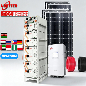 Sistema de Baterías de Litio de Alto Voltaje 51.2v 280Ah 60kwh 100kwh 80kwh con Inversor, Montaje en Rack, Almacenamiento de Energía Solar para Uso Industrial - Product Image 1